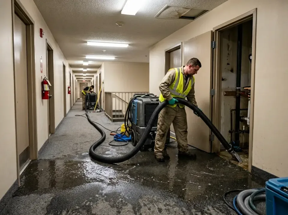 multi-unit-apartment-hallway-f-005 — frequently asked questions, Emergency Burst Pipe Water Extraction & Removal in West Cov…